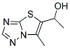 1-(6-METHYL[1,3]THIAZOLO[3,2-B][1,2,4]TRIAZOL-5-YL)-1-ETHANOL Struktur