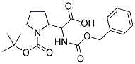 N-A-CBZ-(2-N-BOC-PYRROLIDINYL) GLYCINE Struktur
