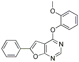 2-METHOXYPHENYL 6-PHENYLFURO[2,3-D]PYRIMIDIN-4-YL ETHER Struktur