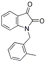 1-(2-METHYL-BENZYL)-1H-INDOLE-2,3-DIONE Struktur