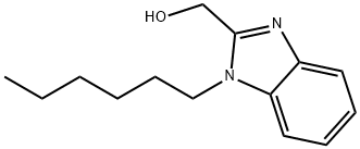 (1-HEXYL-1H-BENZIMIDAZOL-2-YL)METHANOL Struktur