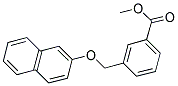 3-(NAPHTHALEN-2-YLOXYMETHYL)-BENZOIC ACID METHYL ESTER Struktur