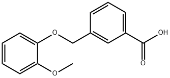 3-(2-METHOXY-PHENOXYMETHYL)-BENZOIC ACID Struktur