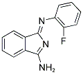 (1Z)-1-[(2-FLUOROPHENYL)IMINO]-1H-ISOINDOL-3-AMINE Struktur