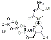 5-BROMO-2'-DEOXYCYTIDINE-5'-TRIPHOSPHATE LITHIUM SALT Struktur