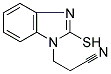 3-(2-MERCAPTO-BENZOIMIDAZOL-1-YL)-PROPIONITRILE Struktur