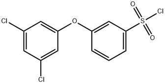 [3-(3,5-DICHLOROPHENOXY)PHENYL]SULFONYL CHLORIDE Struktur