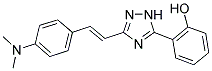 2-(3-{(E)-2-[4-(DIMETHYLAMINO)PHENYL]VINYL}-1H-1,2,4-TRIAZOL-5-YL)PHENOL Struktur