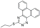 3-(PROPYLTHIO)PHENANTHRO[9,10-E][1,2,4]TRIAZINE Struktur