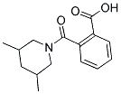 2-(3,5-DIMETHYL-PIPERIDINE-1-CARBONYL)-BENZOIC ACID Struktur