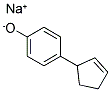 SODIUM 4-CYCLOPENT-2-EN-1-YLBENZENOLATE Struktur