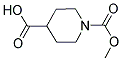 1-(METHOXYCARBONYL)-4-PIPERIDINECARBOXYLIC ACID Struktur