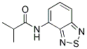 N-2,1,3-BENZOTHIADIAZOL-4-YL-2-METHYLPROPANAMIDE Struktur