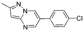 6-(4-CHLOROPHENYL)-2-METHYLPYRAZOLO[1,5-A]PYRIMIDINE Struktur