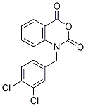 1-(3,4-DICHLOROBENZYL)-2H-3,1-BENZOXAZINE-2,4(1H)-DIONE Struktur