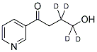 4-HYDROXY-1-(3-PYRIDYL)-1-BUTANONE (3,3,4,4-D4) Struktur