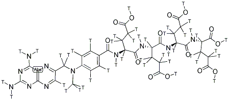 METHOTREXATE GLUTAMATE4, [3H]- Struktur