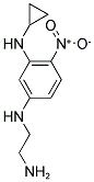 N-(2-AMINOETHYL)-N-[3-(CYCLOPROPYLAMINO)-4-NITROPHENYL]AMINE Struktur