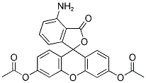 4-AMINOFLUORESCEIN DIACETATE Struktur