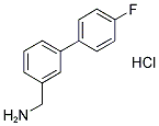 [3-(4-FLUOROPHENYL)PHENYL]METHYLAMINEHYDROCHLORIDE Struktur