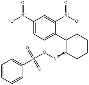 (([2-(2,4-DINITROPHENYL)CYCLOHEXYLIDEN]AMINO)OXY)(DIOXO)PHENYL-LAMBDA6-SULFANE Struktur