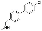 ([4-(4-CHLOROPHENYL)PHENYL]METHYL)METHYLAMINE Struktur