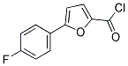 5-(4-FLUORO-PHENYL)-FURAN-2-CARBONYL CHLORIDE Struktur