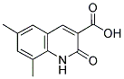 6,8-DIMETHYL-2-OXO-1,2-DIHYDROQUINOLINE-3-CARBOXYLIC ACID Struktur