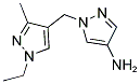 1-(1-ETHYL-3-METHYL-1H-PYRAZOL-4-YLMETHYL)-1H-PYRAZOL-4-YLAMINE Struktur