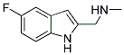 [(5-FLUORO-1H-INDOL-2-YL)METHYL]-METHYLAMINE Struktur