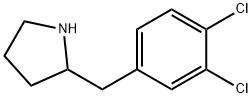 2-(3,4-DICHLOROBENZYL)PYRROLIDINE Struktur