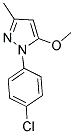 1-(4-CHLORO-PHENYL)-5-METHOXY-3-METHYL-1H-PYRAZOLE Struktur