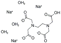 ETHYLENEDIAMINETETRAACETIC ACID TRISODIUM SALT TRIHYDRATE Struktur