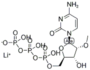 2'-O-METHYLCYTIDINE-5'-TRIPHOSPHATE LITHIUM SALT Struktur