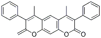 4,6-DIMETHYL-3,7-DIPHENYL-2,8-DIOXO-2H,8H-BENZO(1,2-B:5,4-B')DIPYRAN Struktur