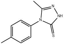 5-METHYL-4-P-TOLYL-4H-[1,2,4]TRIAZOLE-3-THIOL Struktur