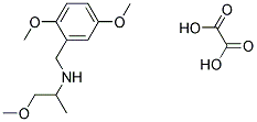 (2,5-DIMETHOXY-BENZYL)-(2-METHOXY-1-METHYL-ETHYL)-AMINE OXALATE Struktur