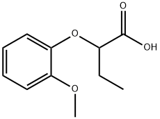 2-(2-METHOXY-PHENOXY)-BUTYRIC ACID Struktur