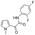 N-(2,4-DIFLUOROPHENYL)-2-(1-METHYL-1H-PYRROL-2-YL)-2-OXOACETAMIDE Struktur