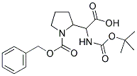 N-A-BOC-(2-N-CBZ-PYRROLIDINYL) GLYCINE Struktur