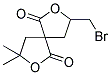 8-(BROMOMETHYL)-3,3-DIMETHYL-2,7-DIOXASPIRO[4.4]NONANE-1,6-DIONE Struktur