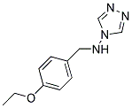 N-(4-ETHOXYBENZYL)-4H-1,2,4-TRIAZOL-4-AMINE Struktur