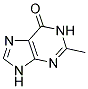 2-METHYL-1,9-DIHYDRO-6H-PURIN-6-ONE Struktur