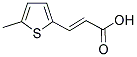(2E)-3-(5-METHYLTHIEN-2-YL)ACRYLIC ACID Struktur