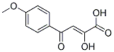 (2Z)-2-HYDROXY-4-(4-METHOXYPHENYL)-4-OXOBUT-2-ENOIC ACID Struktur