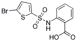 2-(5-BROMO-THIOPHENE-2-SULFONYLAMINO)-BENZOIC ACID Struktur