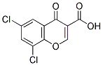 6,8-DICHLOROCHROMONE-3-CARBOXYLIC ACID Struktur