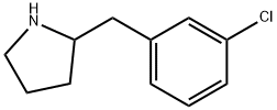 2-(3-CHLOROBENZYL)PYRROLIDINE Struktur