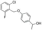 1-(4-[(2-CHLORO-6-FLUOROBENZYL)OXY]PHENYL)-1-ETHANOL Struktur