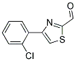 4-(2-CHLORO-PHENYL)-THIAZOLE-2-CARBALDEHYDE Struktur